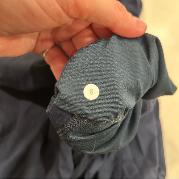 8 Tall/Long Lululemon Zumba Dance Pants Navy Blue - Picture 5 of 5